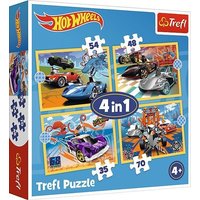 4 in 1 Puzzle - Hot Wheel 4 in 1 Puzzle - Hot Wheel von Trefl