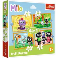 4 in 1 Puzzle - MILO 4 in 1 Puzzle - MILO von Trefl