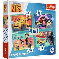 4 in 1 Puzzle - Minions von Trefl