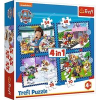 4 in 1 Puzzle - PAW Patrol von Trefl