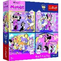 4 in 1 Puzzle Premium Plus 4x88 Teile Disney Minnie Mouse 4 in 1 Puzzle Premium Plus 4x88 Teile Disney Minnie Mouse von Trefl