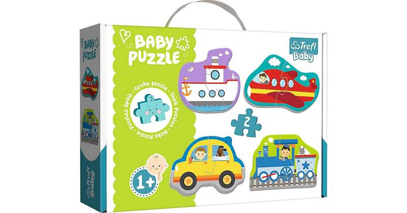 Baby Puzzle - Fahrzeuge (4 x 2 Teile) von Trefl