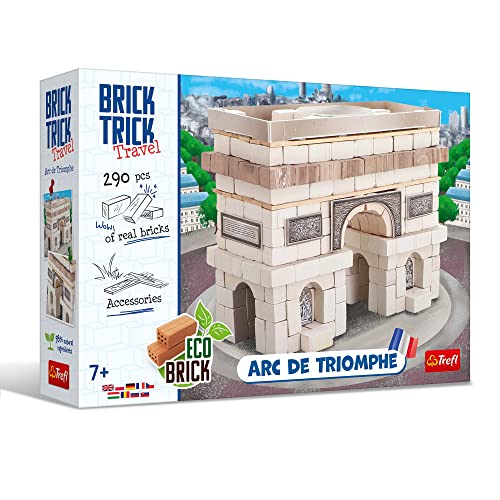 Brick Trick 61551 Trefl BAU Reisen-Symbol, Frankreich, natürlicher, ECO Ziegelblöcke, DIY, über 290 Ziegel, Für Baufans, Kreativset für Kinder ab 7 Jahren Bausteine, Triumphbogen Brick Trick 61551 Trefl BAU Reisen-Symbol, Frankreich, natürlicher, ECO Ziegelblöcke, DIY, über 290 Ziegel, Für Baufans, Kreativset für Kinder ab 7 Jahren Bausteine, Triumphbogen von Trefl