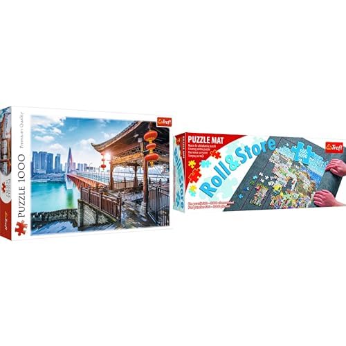 Bundle Trefl 1000 Chinesische Stadt + Trefl 500-3000 Puzzlematten von Trefl