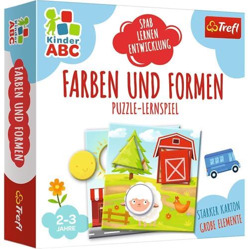 Farben und Formen (Kinderspiel): Spaß - Lernen - Entwicklung. Puzzle-Lernspiel von Trefl