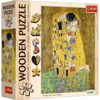 Holz Puzzle 200 - Der Kuss / Gustav Klimt von Trefl