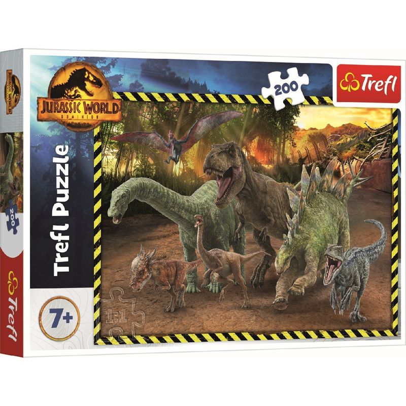 Puzzle 200  Jurassic World (Kinderpuzzle) von Trefl