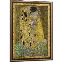 Kunstrahmen Puzzle 500 - Der Kuss, Gustav Klimt von Trefl