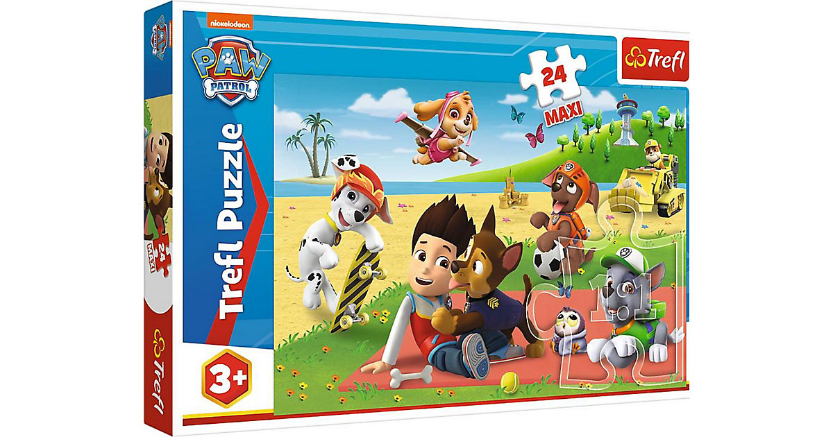 Maxi-Puzzle - PAW Patrol - Fun on the blanket, 24 Teile Maxi-Puzzle - PAW Patrol - Fun on the blanket, 24 Teile von Trefl