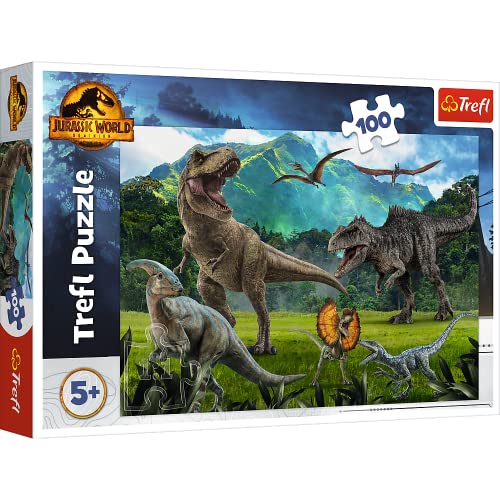 Puzzle 100 Jurassic World (Kinderpuzzle) von Trefl
