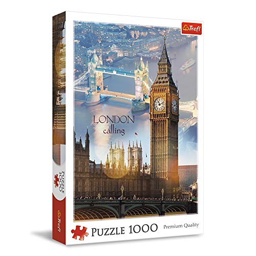 Trefl 10395 London bei Tagesanbruch 1000 Teile, Premium Quality, für Erwachsene und Kinder ab 12 Jahren Puzzle, Farbig von Trefl