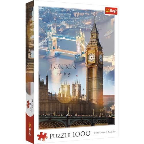 Trefl 10395 London bei Tagesanbruch 1000 Teile, Premium Quality, für Erwachsene und Kinder ab 12 Jahren Puzzle, Farbig von Trefl