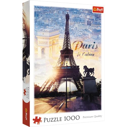 Trefl 10394 Paris bei Tagesanbruch 1000 Teile, Premium Quality, für Erwachsene und Kinder ab 12 Jahren Puzzle, Farbig von Trefl