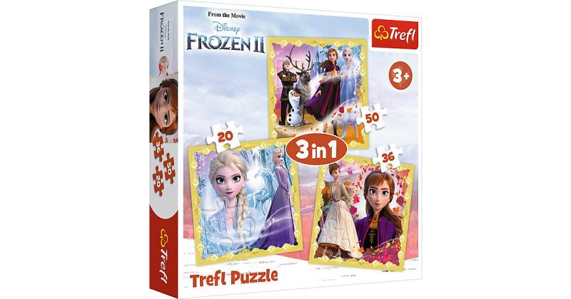 Puzzle 3 in 1 - Anna & Elsa - Disney Frozen II von Trefl