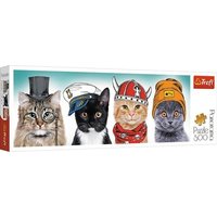 Puzzle 500 Panorama Fluffy Team Puzzle 500 Panorama Fluffy Team von Trefl