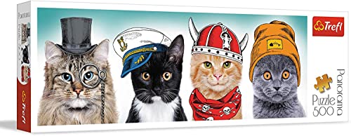 Trefl, Puzzle, Flauschiges Team, 500 Teile, Panorama, Premium Quality, für Erwachsene und Kinder ab 10 Jahren, Farbig Trefl, Puzzle, Flauschiges Team, 500 Teile, Panorama, Premium Quality, für Erwachsene und Kinder ab 10 Jahren, Farbig von Trefl