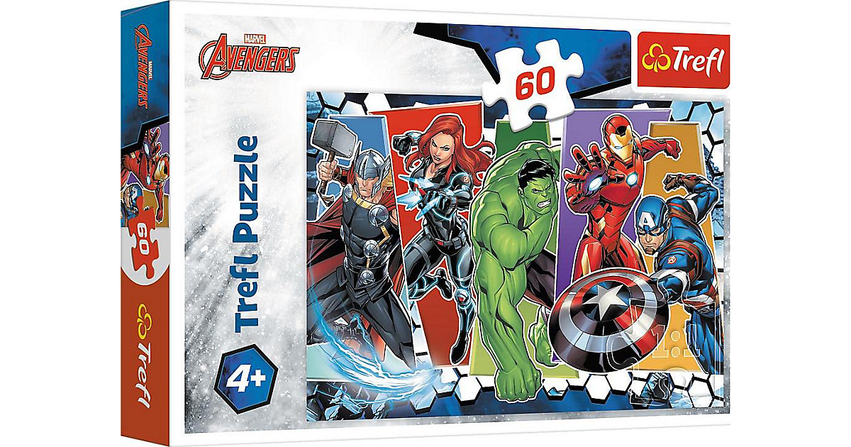 Puzzle The Avengers Invincible - Disney Marvel The Avengers, 60 Teile Puzzle The Avengers Invincible - Disney Marvel The Avengers, 60 Teile von Trefl