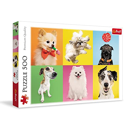 Trefl, Puzzle, Hunde, 500 Teile, Premium Quality, für Erwachsene und Kinder ab 10 Jahren von Trefl