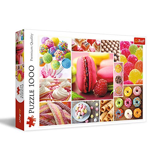 Trefl TR10469 Bonbons, Collage 1000 Teile, Premium Quality, für Erwachsene und Kinder ab 12 Jahren Puzzle, Farbig von Trefl