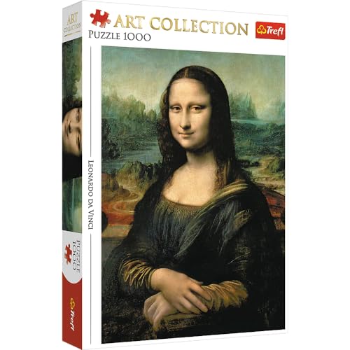 Trefl TR10542 Mona Lisa, Leonardo da Vinci 1000 Teile, Art Collection, Premium Quality, für Erwachsene und Kinder ab 12 Jahren Puzzle, Farbig von Trefl