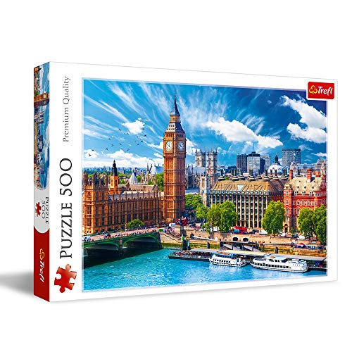 Trefl 916 37329 EA 500pcs Sunny Day in London, Coloured, Farbig von Trefl