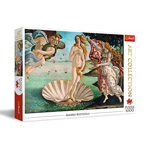 Trefl TR10589 Die Geburt der Venus, Sandro Botticelli 1000 Teile, Art Collection, Premium Quality, für Erwachsene und Kinder ab 12 Jahren Puzzle, Farbig von Trefl