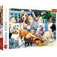 TREFL 10556 Puzzle1000–HundeimGarten von Trefl