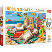 TREFL 10674 Feline Holidays Hidden Shape Puzzle 1011 Teile TREFL 10674 Feline Holidays Hidden Shape Puzzle 1011 Teile von Trefl