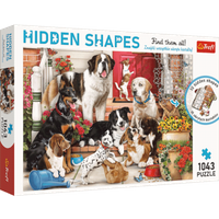 TREFL 10675 Doggy Fun Hidden Shape Puzzle 1043 Teile TREFL 10675 Doggy Fun Hidden Shape Puzzle 1043 Teile von Trefl