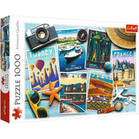 TREFL 10714 Puzzle 1000 - Urlaubs Postkarten TREFL 10714 Puzzle 1000 - Urlaubs Postkarten von Trefl
