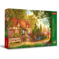 TREFL 10803 Puzzle Premium Plus 1000 Teile – Cottage mit Reetdach von Trefl
