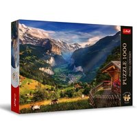 TREFL 10821 Puzzle 1000 Teile Premium Plus Photo Odyssey: Lauterbrunnental, Schweiz von Trefl