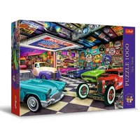 TREFL 10845 Puzzles 1000 Teile Premium PlusTea Time Autosammlergarage von Trefl