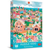 TREFL 10894 Puzzle 1000 Teile Premium Plus - The Art of Colour: Barcelona, Spanien von Trefl