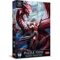 TREFL 10902 Puzzle 1000 Teile Premium Plus - Fantasy Collection: Scharlachroter Magier von Trefl