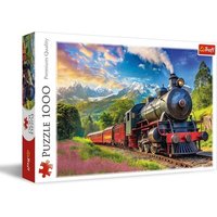TREFL 10929 Puzzle 1000 Teile -Reisen mit dem Zug von Trefl
