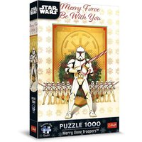 TREFL 12086 Puzzle 1000 Teile XMAS Premium Plus - Merry Clone Troopers von Trefl