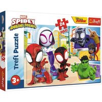 TREFL 14348 Maxi Puzzle 24 Teile - Marvel Spidey and his amazing friends TREFL 14348 Maxi Puzzle 24 Teile - Marvel Spidey and his amazing friends von Trefl