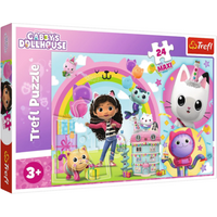 TREFL 14353 Kinderpuzzle 24 Maxi Teile Gabby's Dollhouse TREFL 14353 Kinderpuzzle 24 Maxi Teile Gabby's Dollhouse von Trefl