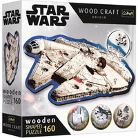 TREFL 20189 Holz Konturpuzzle 160 Teile – Millennium Falcon TREFL 20189 Holz Konturpuzzle 160 Teile – Millennium Falcon von Trefl