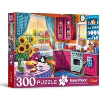 TREFL 23102 Puzzle 300 Teile Easy Piece Morgen in der Küche von Trefl