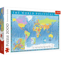 TREFL 27099 Puzzle 2000 Teile - Politische Weltkarte TREFL 27099 Puzzle 2000 Teile - Politische Weltkarte von Trefl