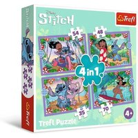 TREFL 34633 4 in1 Kinderpuzzle 35, 48, 54, 70 Teile Lilo & Stitch TREFL 34633 4 in1 Kinderpuzzle 35, 48, 54, 70 Teile Lilo & Stitch von Trefl