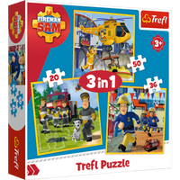 TREFL 34844 3-in-1-Puzzle - Feuerwehrmann Sam TREFL 34844 3-in-1-Puzzle - Feuerwehrmann Sam von Trefl