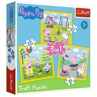 TREFL 34849 3-in-1-Puzzle - Peppa Pig TREFL 34849 3-in-1-Puzzle - Peppa Pig von Trefl