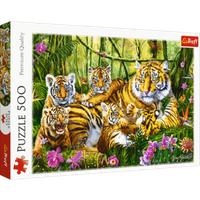 TREFL 37350 Family of tigers Puzzle 500 Teile TREFL 37350 Family of tigers Puzzle 500 Teile von Trefl