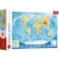 TREFL 45007 Large physical map of the world von Trefl