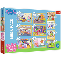 TREFL 90383 10 in 1 Puzzle - Peppa Pig TREFL 90383 10 in 1 Puzzle - Peppa Pig von Trefl