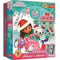 TREFL 93613 Adventskalender mit 24 Minipuzzlen á 24 Teilen Gabby's Dollhouse TREFL 93613 Adventskalender mit 24 Minipuzzlen á 24 Teilen Gabby's Dollhouse von Trefl