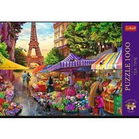 Tea Time: Flower Market, Paris von Trefl